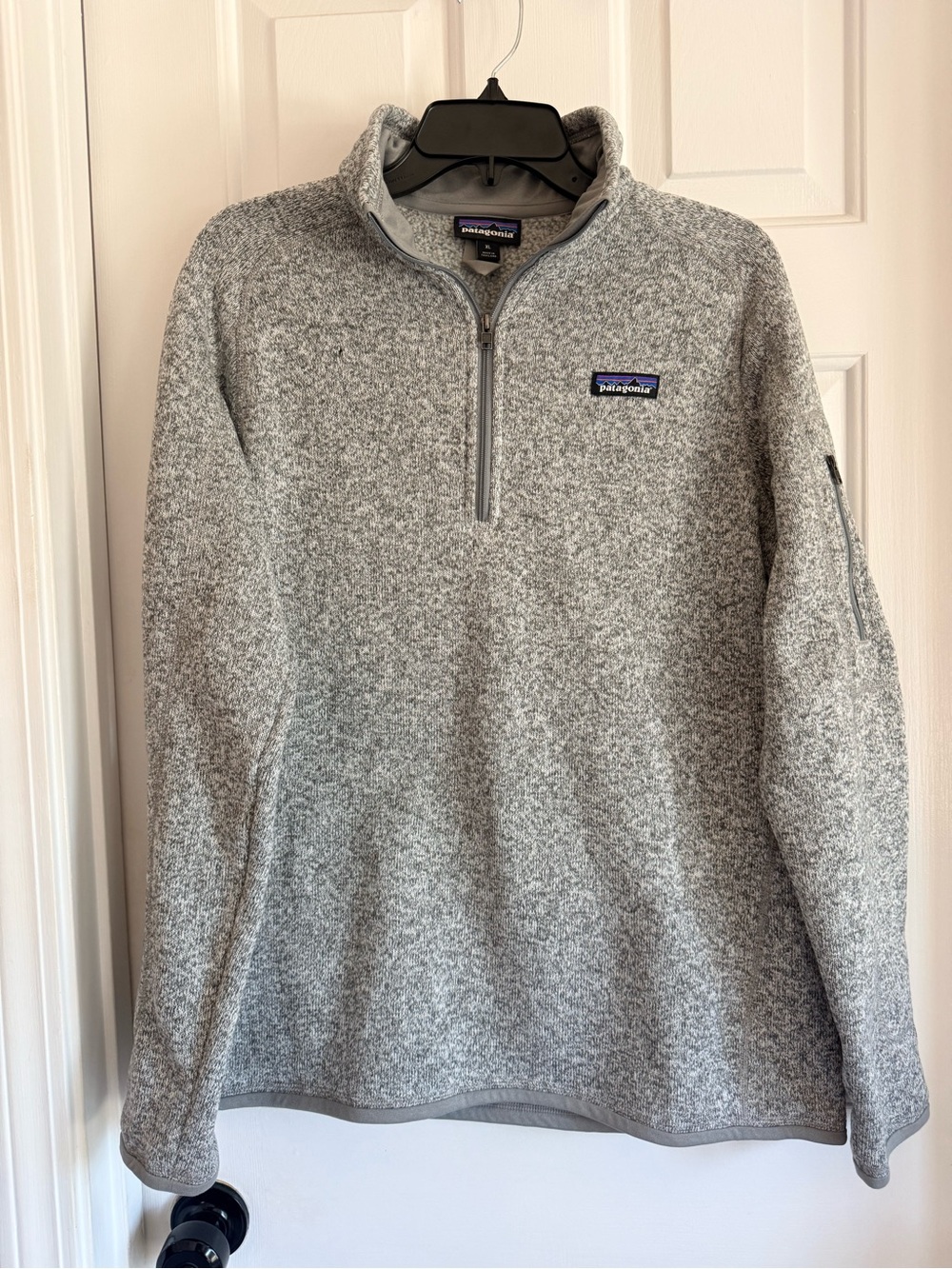 Patagonia Women’s Gray Quarter-Zip Sweater